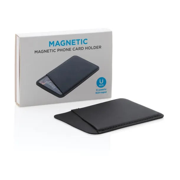  Magnetic phone card holder - XD Collection Black 