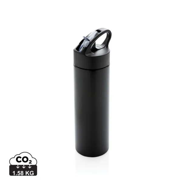  Sport bottle with straw - XD Xclusive Black 