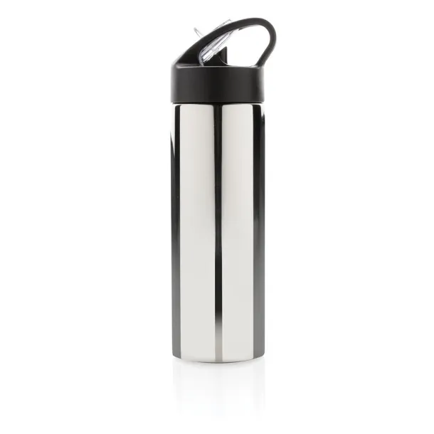  Sport bottle with straw - XD Xclusive Silver 