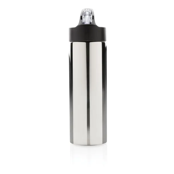  Sport bottle with straw - XD Xclusive Silver 