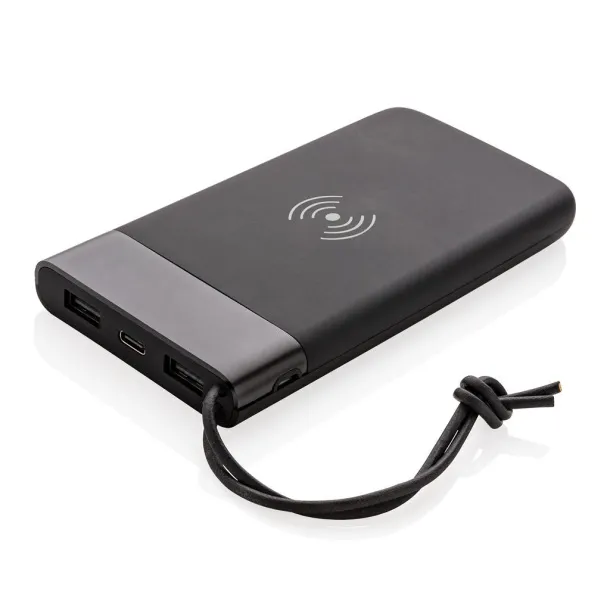  Aria 8.000 mAh 5W wireless charging powerbank - XD Xclusive Black