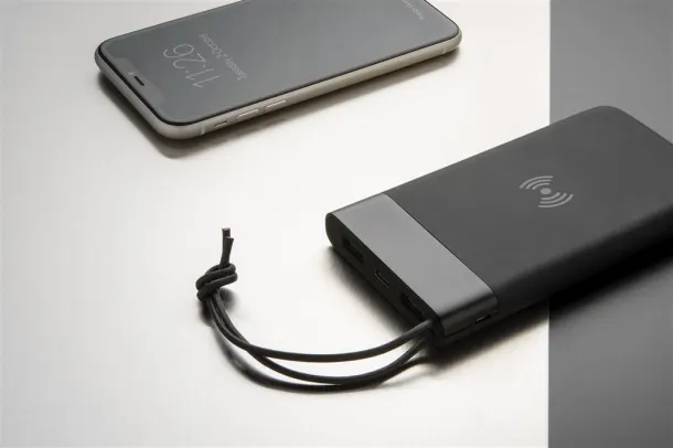  Aria 8.000 mAh 5W wireless charging powerbank - XD Xclusive Black