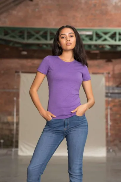  Ženska majica kratkih rukava, 160 g/m2 - Just Ts Heather Royal