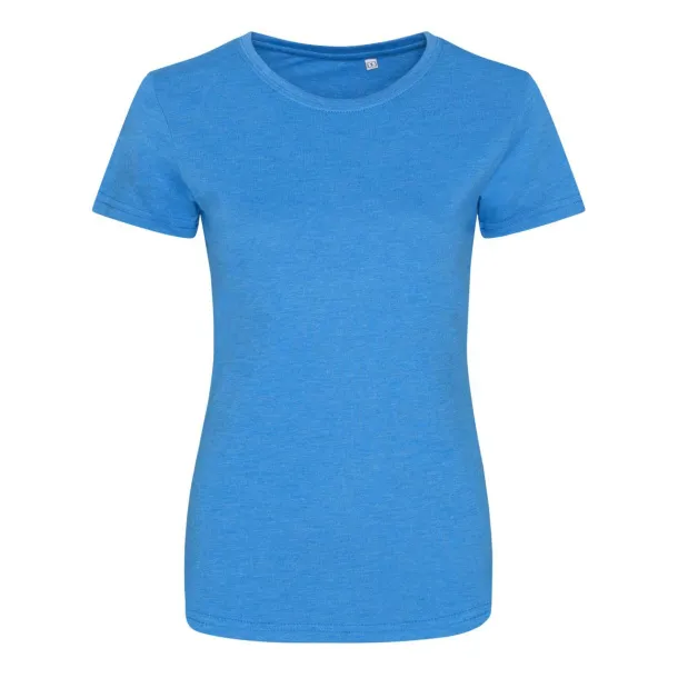  WOMEN'S TRI-BLEND T - Just Ts Heather Sapphire Blue