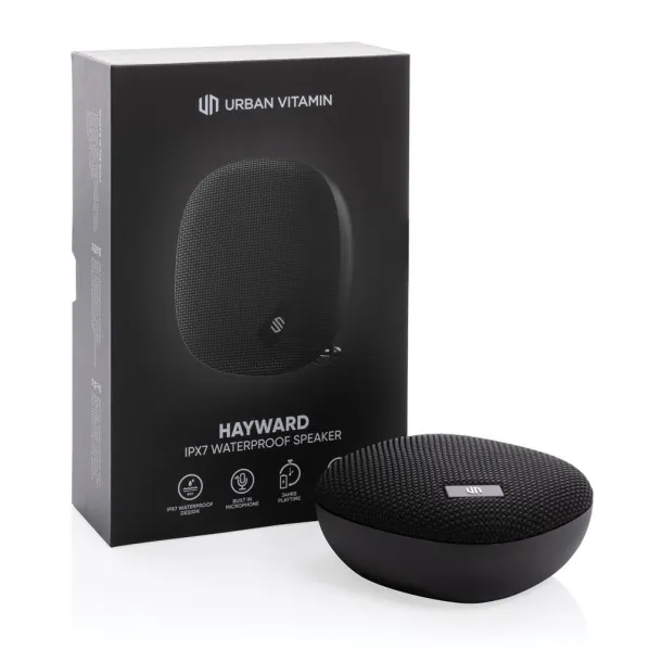 Urban Vitamin Hayward IPX7 waterproof 5W speaker - Urban Vitamin Black 