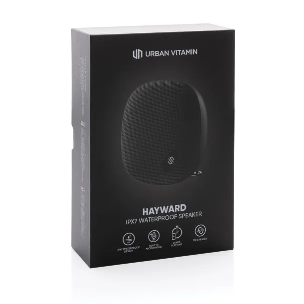 Urban Vitamin Hayward IPX7 waterproof 5W speaker - Urban Vitamin Black 