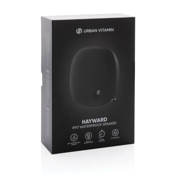 Urban Vitamin Hayward IPX7 waterproof 5W speaker - Urban Vitamin Black 