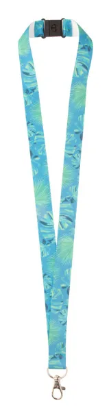 Subyard Zero Safe custom sublimation lanyard White