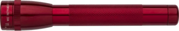 MONIQUE Aluminium Maglite mini AA flashlight - Mag-lite red