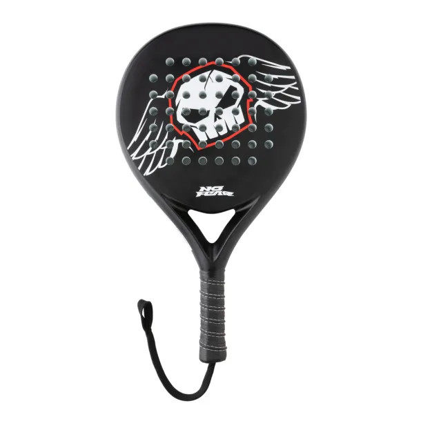  No Fear Fiber Glass Padel Racket - XD Collection Black 