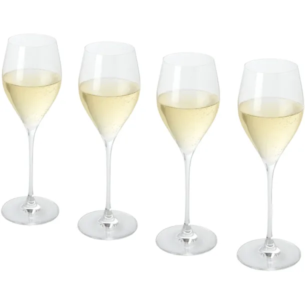 Sereno 4-piece prosecco glass set - Seasons White