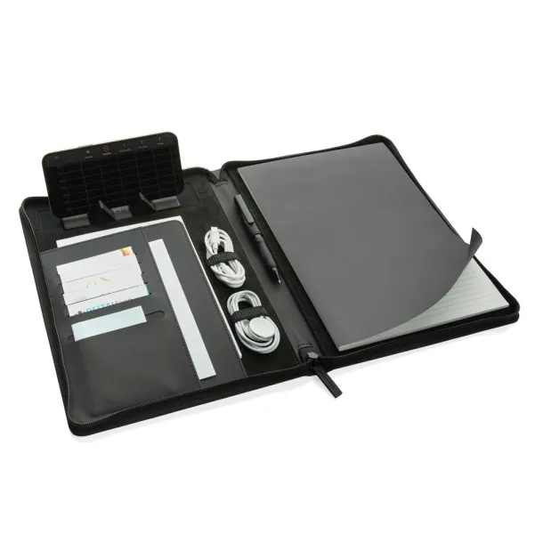  Swiss Peak Heritage RCS rPU portfolio s patentnim zatvaračem, A4 - Swiss Peak Crna
