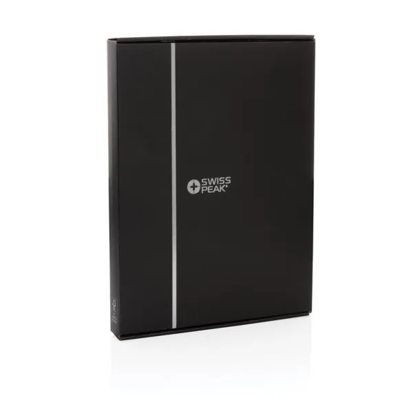  Swiss Peak Heritage RCS rPU portfolio s patentnim zatvaračem, A4 - Swiss Peak Crna