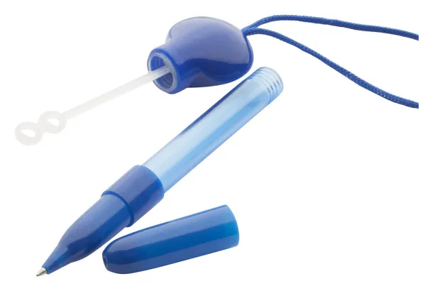 Pump bubble blower pen Blue