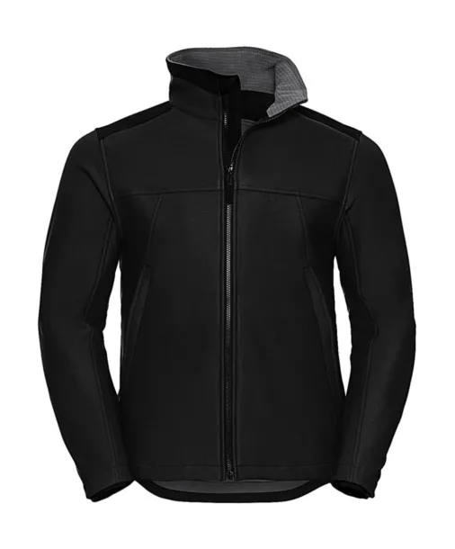  Heavy Duty radna softshell jakna - Russell  Crna