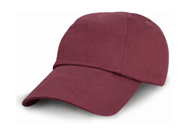  Dječja šilterica niskog profila - 6 panela - Result Headwear burgundac