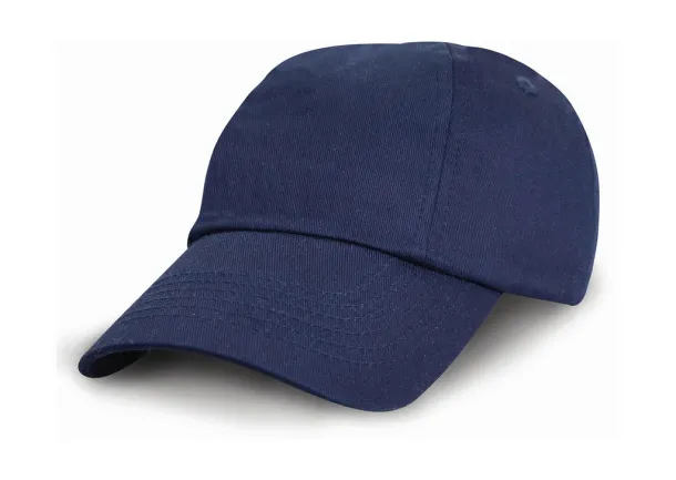  Junior Low Profil Cotton Cap - Result Headwear Navy