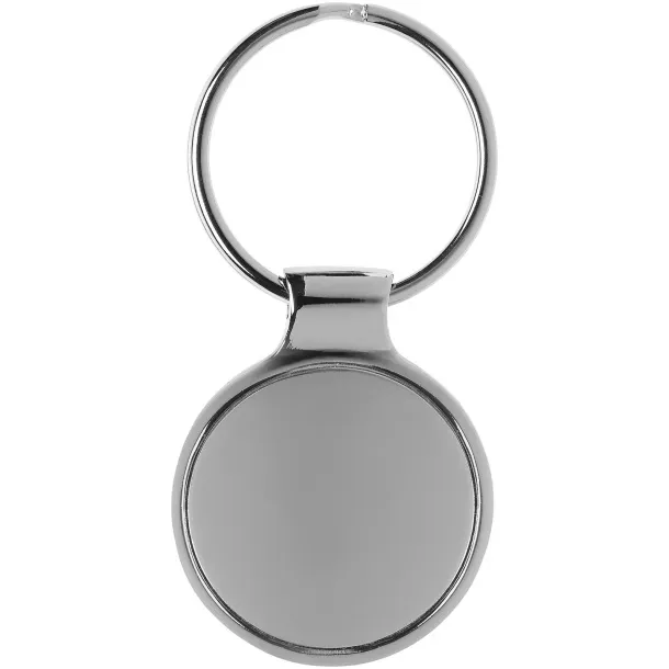 Orlene round keychain - Bullet Silver