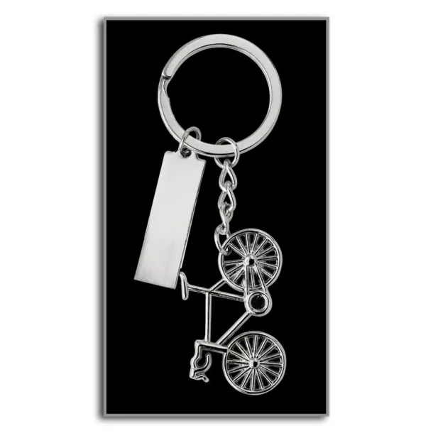  Keyring "bicycle" Srebrna