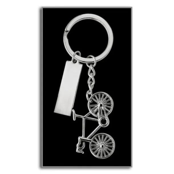  Keyring "bicycle" silver