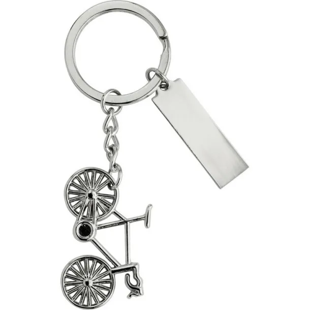  Keyring "bicycle" Srebrna