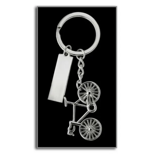  Keyring "bicycle" Srebrna