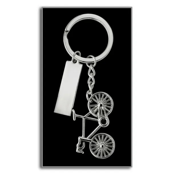  Keyring "bicycle" Srebrna