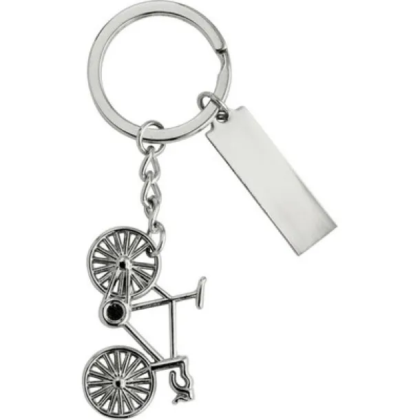  Keyring "bicycle" Srebrna