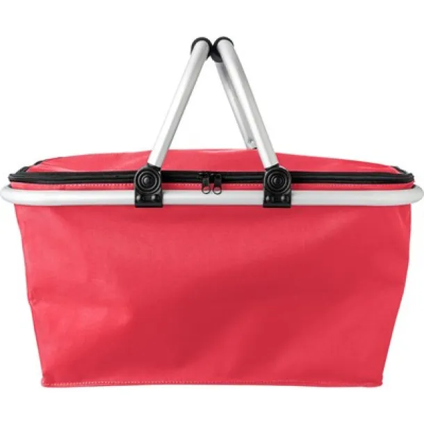  Foldable shopping basket red