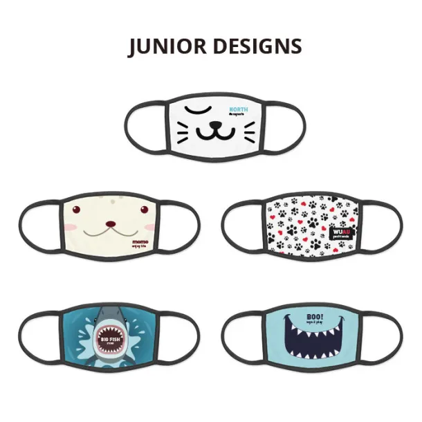 SUBLICOVER S-M Sublimation face cover Black