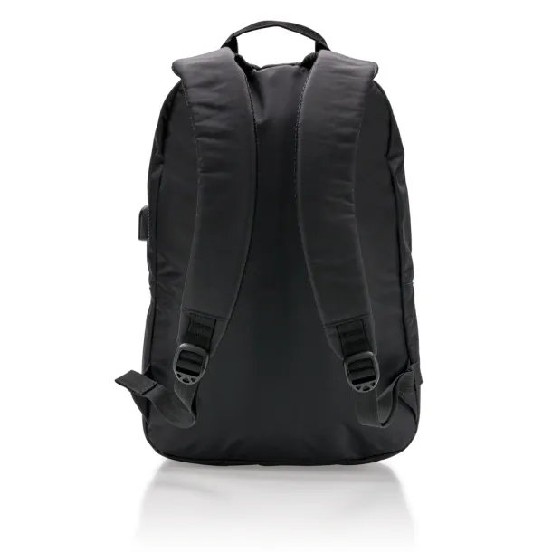  Ruksak za laptop s USB izlazom, 15" - XD Collection Crna