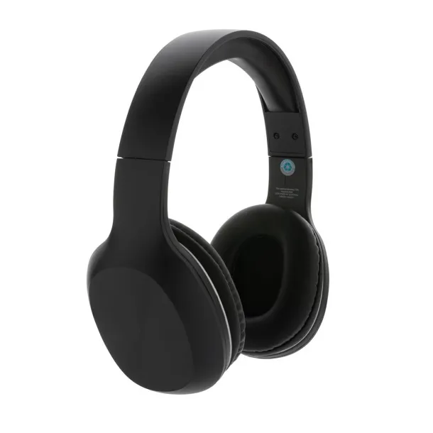  RCS recycled plastic JAM wireless headphone - XD Collection Black 