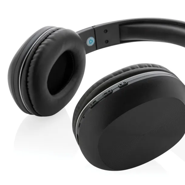  RCS recycled plastic JAM wireless headphone - XD Collection Black 