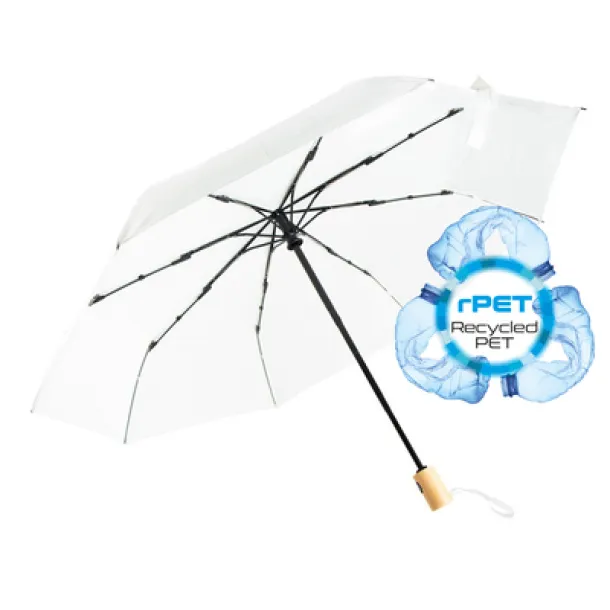  RPET automatic umbrella white