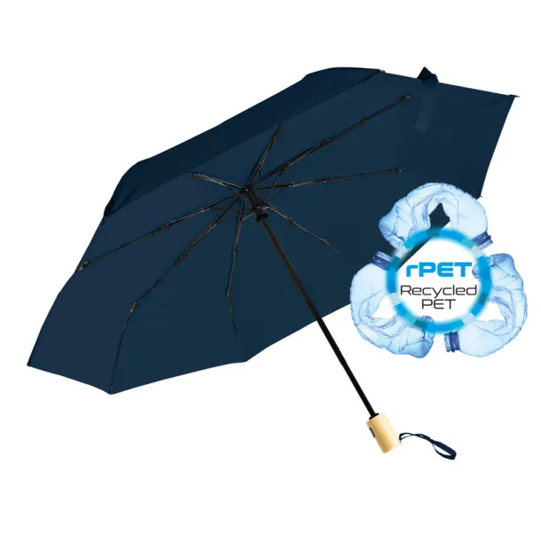  RPET automatic umbrella navy blue