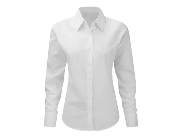 OXFORD LSL WOMEN women’s long sleeve shirt - EXPLODE White