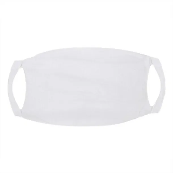  Reusable face mask with filter space and silver ions white