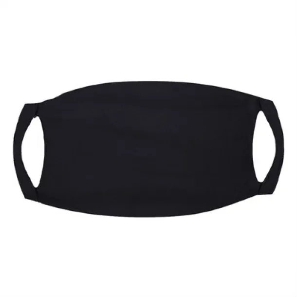  Reusable face mask with filter space and silver ions Crna