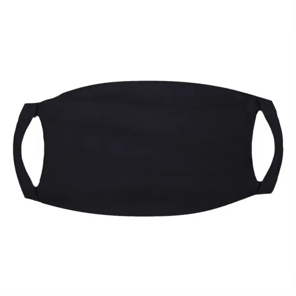  Reusable face mask with filter space and silver ions Crna