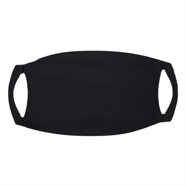  Reusable face mask with filter space and silver ions Crna