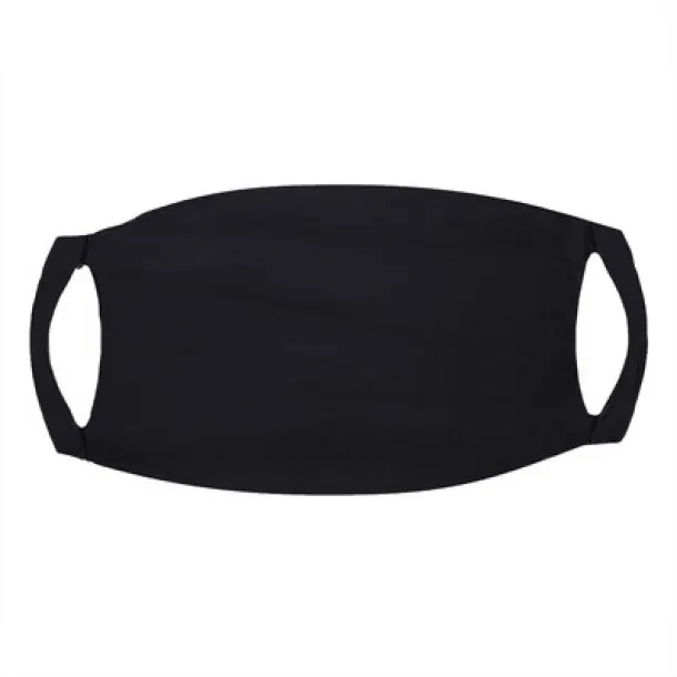  Reusable face mask with filter space and silver ions Crna