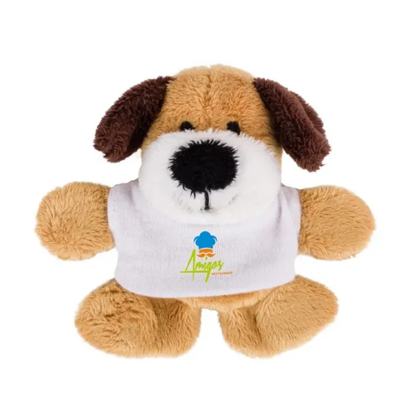 Champ Plišani pas, magnet light brown