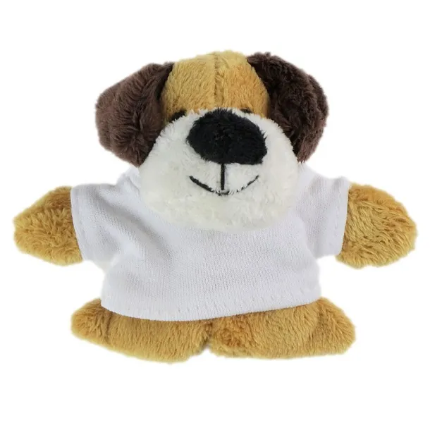 Champ Plišani pas, magnet light brown