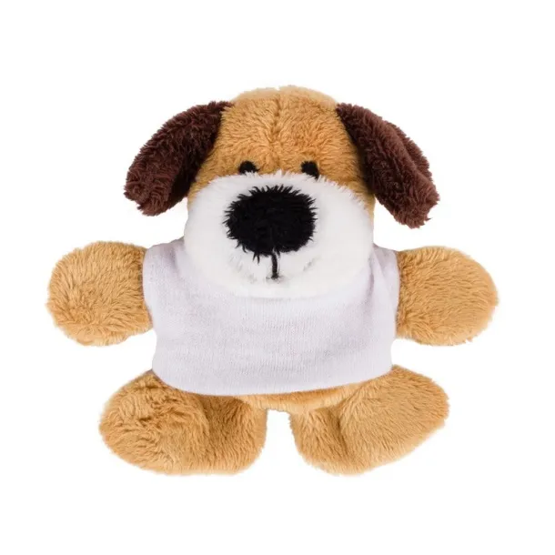 Champ Plišani pas, magnet light brown