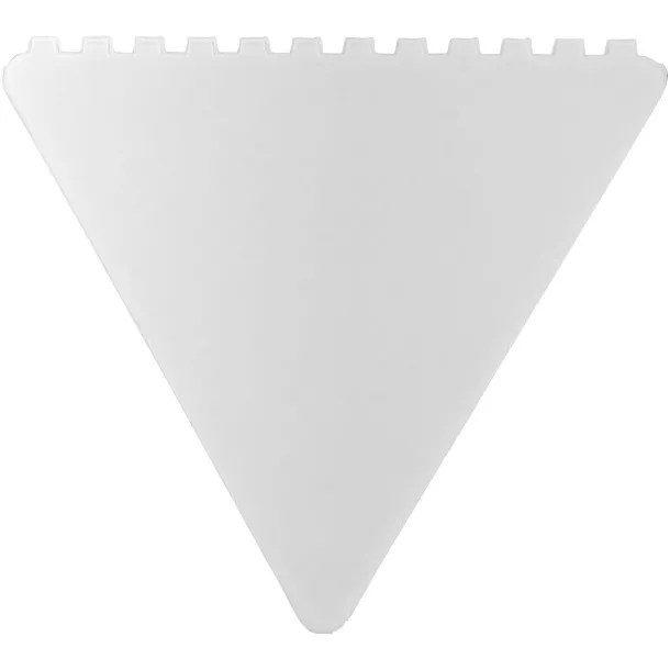 Frosty 2.0 triangular recycled plastic ice scraper - Unbranded White