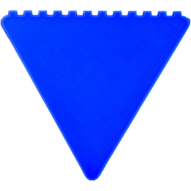 Frosty 2.0 triangular recycled plastic ice scraper - Unbranded Royal blue