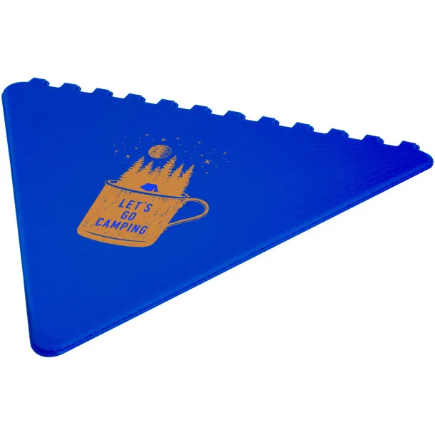 Frosty 2.0 triangular recycled plastic ice scraper - Unbranded Royal blue