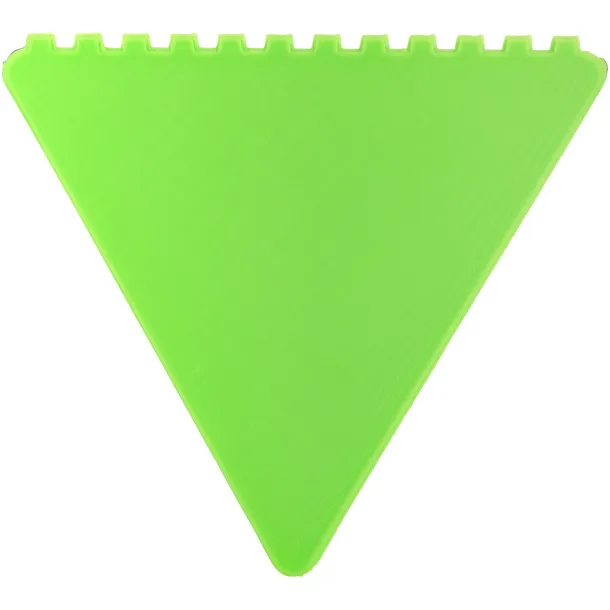 Frosty 2.0 triangular recycled plastic ice scraper - Unbranded Mid green