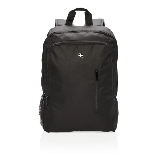  Swiss Peak 17" business laptop backpack - Swiss Peak Black 