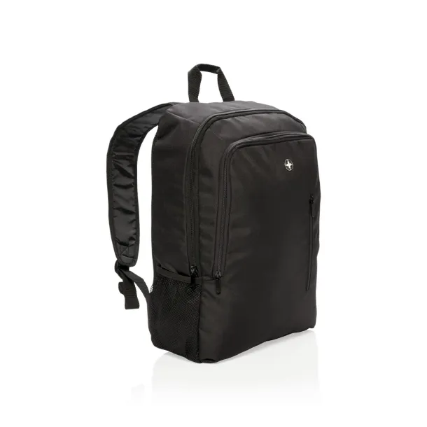  Swiss Peak poslovni ruksak za laptop, 17" - Swiss Peak Crna